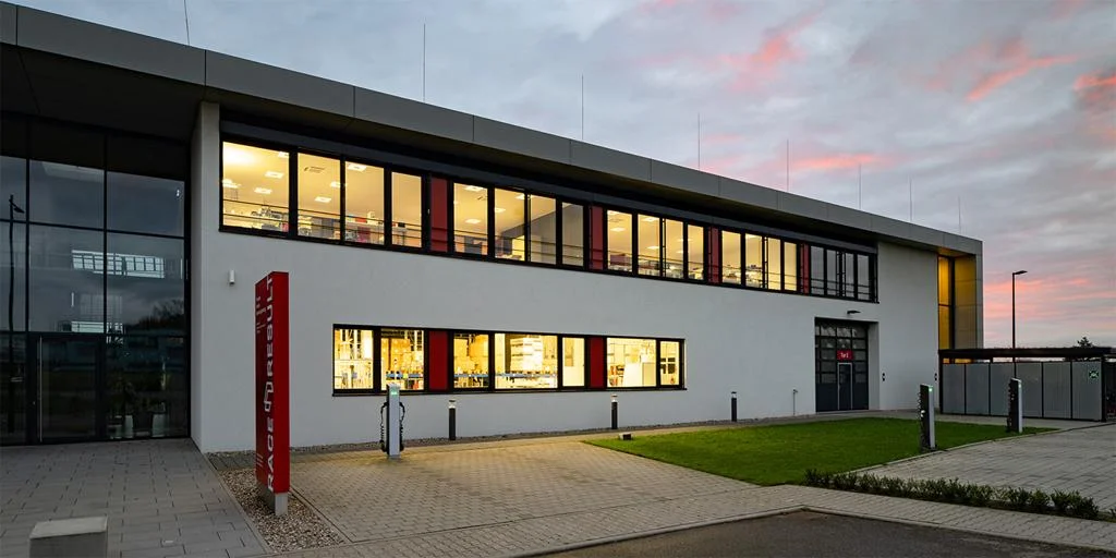 Firmengebäude der race result AG